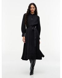 Tommy Hilfiger - Festive Ladder Lace Long Sleeve Midi Dress - Lyst