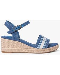 Tommy Hilfiger - Canvas Wedge Espadrilles - Lyst