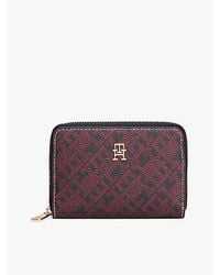 Tommy Hilfiger - Cartera Con Cremallera Y Monograma Th - Lyst