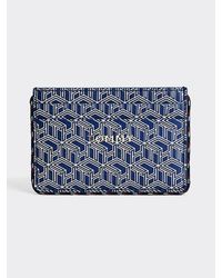 Tommy Hilfiger Creditcardhouder Met Monogramprint - Blauw