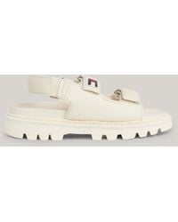 Tommy Hilfiger - Cleat Strap Flat Sandals - Lyst