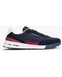 Tommy Hilfiger - Sneakers Con Mix Di Texture - Lyst