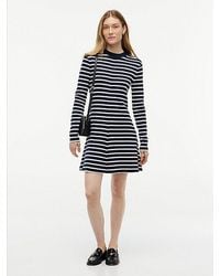 Tommy Hilfiger - Tone Button Long Sleeve Midi Flare Dress - Lyst