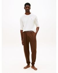 Tommy Hilfiger - Completo Pigiama Essential A Maniche Lunghe - Lyst