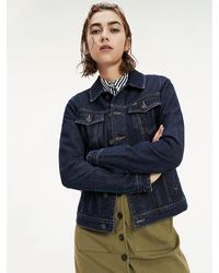 Tommy Hilfiger Truckerjack Van Gerecycled Denim - Blauw