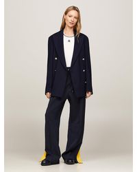 Tommy Hilfiger - Crest Classics Dual Gender Double Breasted Oversized Blazer - Lyst