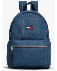 Tommy Hilfiger - Logo Denim Dome Backpack - Lyst