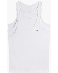 Tommy Hilfiger - 3-Pack Signature Lounge Tank Tops - Lyst