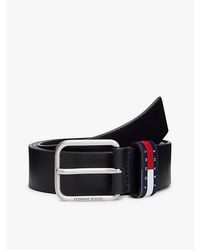 Tommy Hilfiger - Ryan Ledergürtel Mit Logo-Schlaufe - Lyst