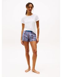 Tommy Hilfiger - Hilfiger Monotype T-shirt And Shorts Pyjama Set - Lyst