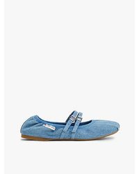 Tommy Hilfiger - Ballerina Met Dubbele Bandjes - Lyst