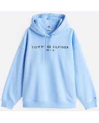 Tommy Hilfiger - Curve Logo Embroidery Hoody - Lyst