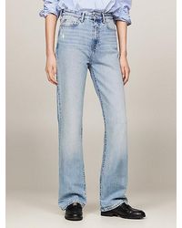 Tommy Hilfiger - Bootcut Jeans mit hohem Bund - Lyst