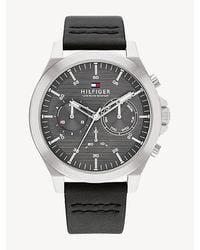 Tommy Hilfiger - Armbanduhr mit grauem Zifferblatt - Lyst