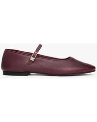 Tommy Hilfiger - Ballerines Mary Janes En Cuir - Lyst