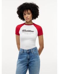 Tommy Hilfiger - Th X Cadillac Formula 1 Team Logo Raglan T-Shirt - Lyst