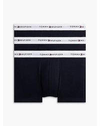 Tommy Hilfiger - 3-Pack Signature Logo Waistband Trunks - Lyst