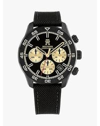 Tommy Hilfiger - Th Monogram Black Chronograph Watch - Lyst