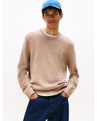 Tommy Hilfiger - Slim Fit Pullover Mit Rundhalsausschnitt - Lyst