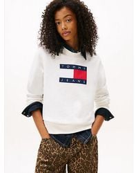 Tommy Hilfiger - Terry Sweatshirt Met Tommy-Badge - Lyst