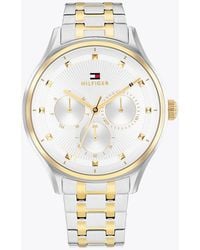 Tommy Hilfiger - Two-tone Gold-plated Bracelet Watch - Lyst