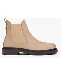 Tommy Hilfiger - Leather Cleat Chelsea Boots - Lyst