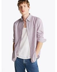 Tommy Hilfiger - Flex Regular Fit Overhemd Met Strepen - Lyst