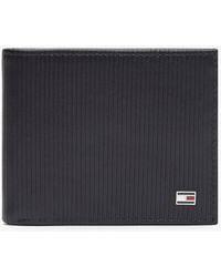 Tommy Hilfiger - Portefeuille À Deux Volets En Cuir À Drapeau - Lyst