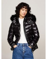 Tommy Hilfiger - Chaqueta Acolchada Con Relleno De Plumón - Lyst
