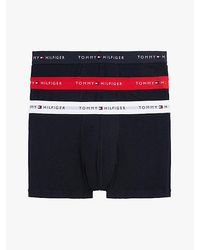 Tommy Hilfiger - Essential Set Van 3 Paar Boxershorts Met Logo - Lyst