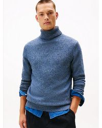 Tommy Hilfiger - Jersey De Punto Donegal Con Cuello Vuelto - Lyst