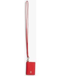 Tommy Hilfiger - Hilfiger Icon Card Holder With Strap - Lyst