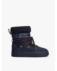 Tommy Hilfiger - Logo Tape Warm Lined Lace-up Snow Boots - Lyst