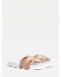 Tommy Hilfiger Badslipper Met Glitterband - Meerkleurig