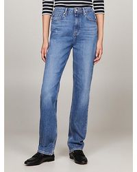 Tommy Hilfiger - Classics Melany Medium Rise Fitted Straight Jeans - Lyst