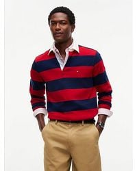 Tommy Hilfiger - Rugby Stripe Jersey Sweatshirt - Lyst