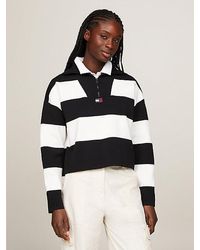 Tommy Hilfiger - Tommy Badge Colour-blocked Trui Met Halve Rits - Lyst