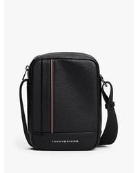 Tommy Hilfiger - Crossbody-Reportertasche Mit Logo Aus Metall - Lyst