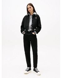 Tommy Hilfiger - Vaqueros Mom Cónicos Con Talle Superalto - Lyst