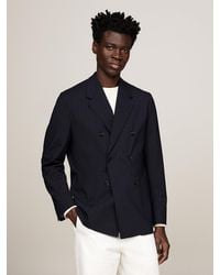 Tommy Hilfiger - Double Breasted Regular Fit Blazer - Lyst