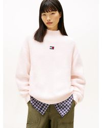 Tommy Hilfiger - Pull Décontracté Tommy Badge À Col Cheminée - Lyst