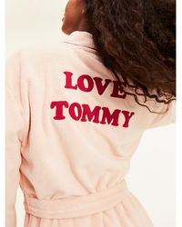 Tommy Hilfiger Zachte Kamerjas Met Logo - Roze
