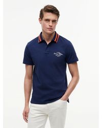 Tommy Hilfiger - Regular Fit Tipped Collar Jersey Polo Shirt - Lyst