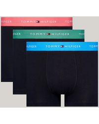 Tommy Hilfiger - 3-pack Signature Essential Logo Waistband Trunks - Lyst