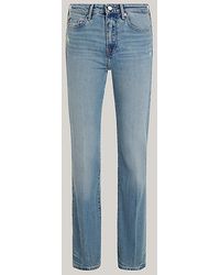 Tommy Hilfiger - High Rise Distressed Bootcut Jeans - Lyst