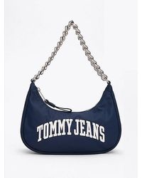 Tommy Hilfiger - Bolso De Hombro Iconic Con Correa De Cadena - Lyst