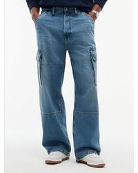 Tommy Hilfiger - Tommy Jeans Theo Loose Faded Cargo Jeans - Lyst