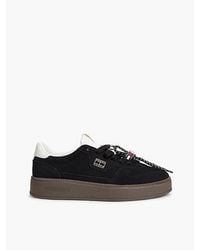 Tommy Hilfiger - Tommy Jeans The Greenwich Suede Logo Charm Trainers - Lyst