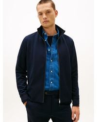 Tommy Hilfiger - Cardigan Performance Smart Casual Con Zip - Lyst