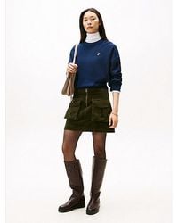 Tommy Hilfiger - Corduroy Minirok Met Cargozakken - Lyst